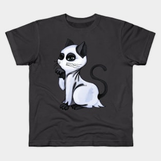 Ghost cat Kids T-Shirt